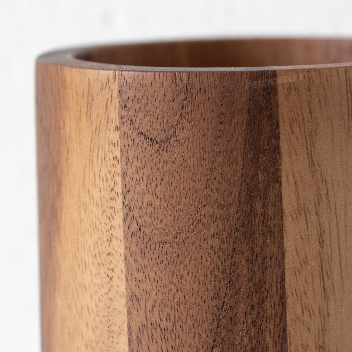 Round Acacia Wood Utensil Holder Cutlery Caddy