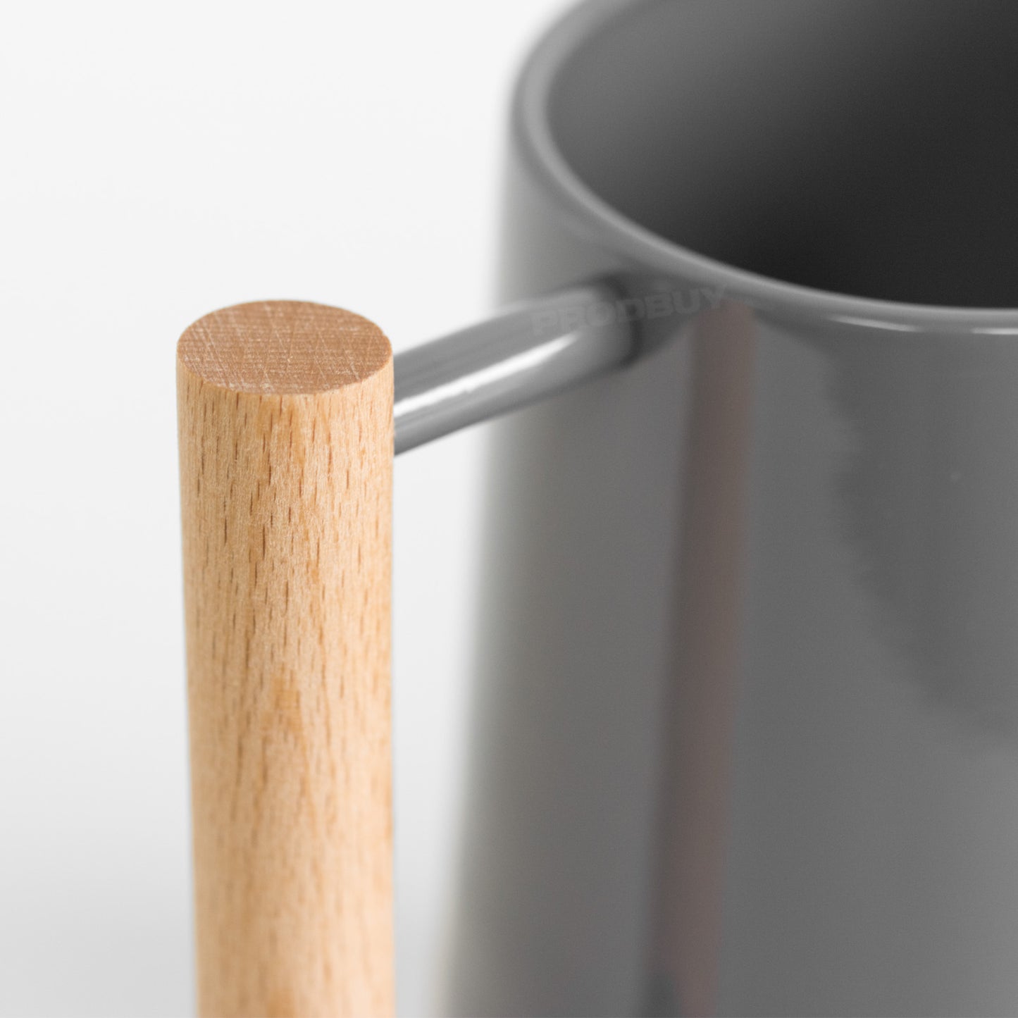 Small Vintage Metal Grey Indoor Watering Can