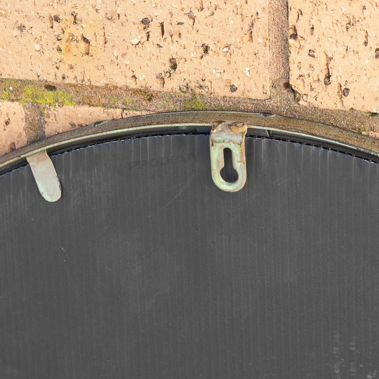 Large 77cm Arch Mirror Window Metal Frame Gothic Arched Arc