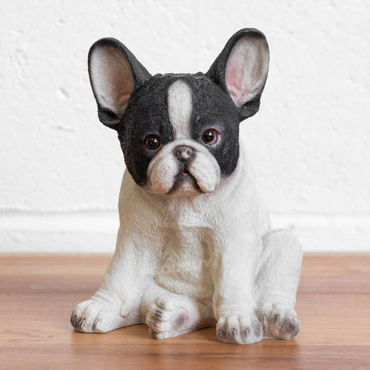 Sitting French Bulldog Puppy Resin Ornament