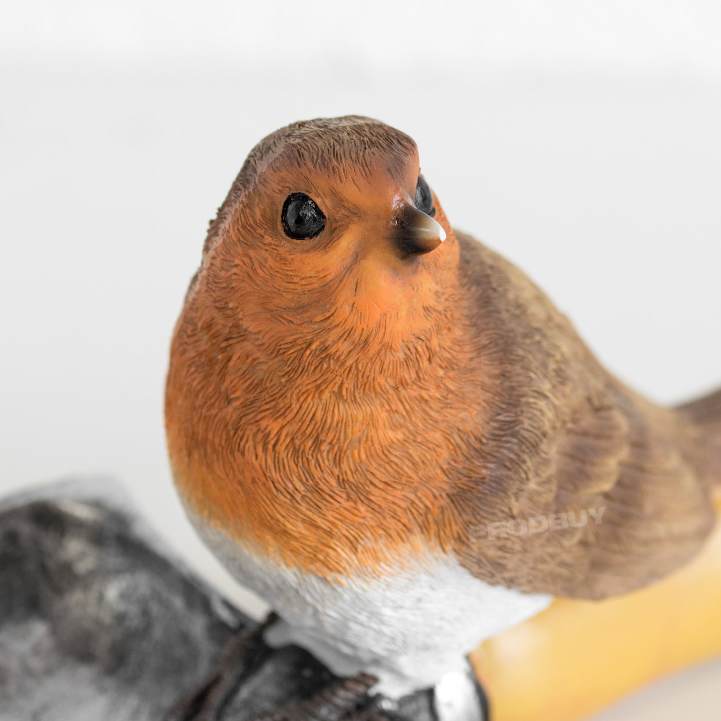 Robin on Shovel Resin Bird Feeder Garden Ornament