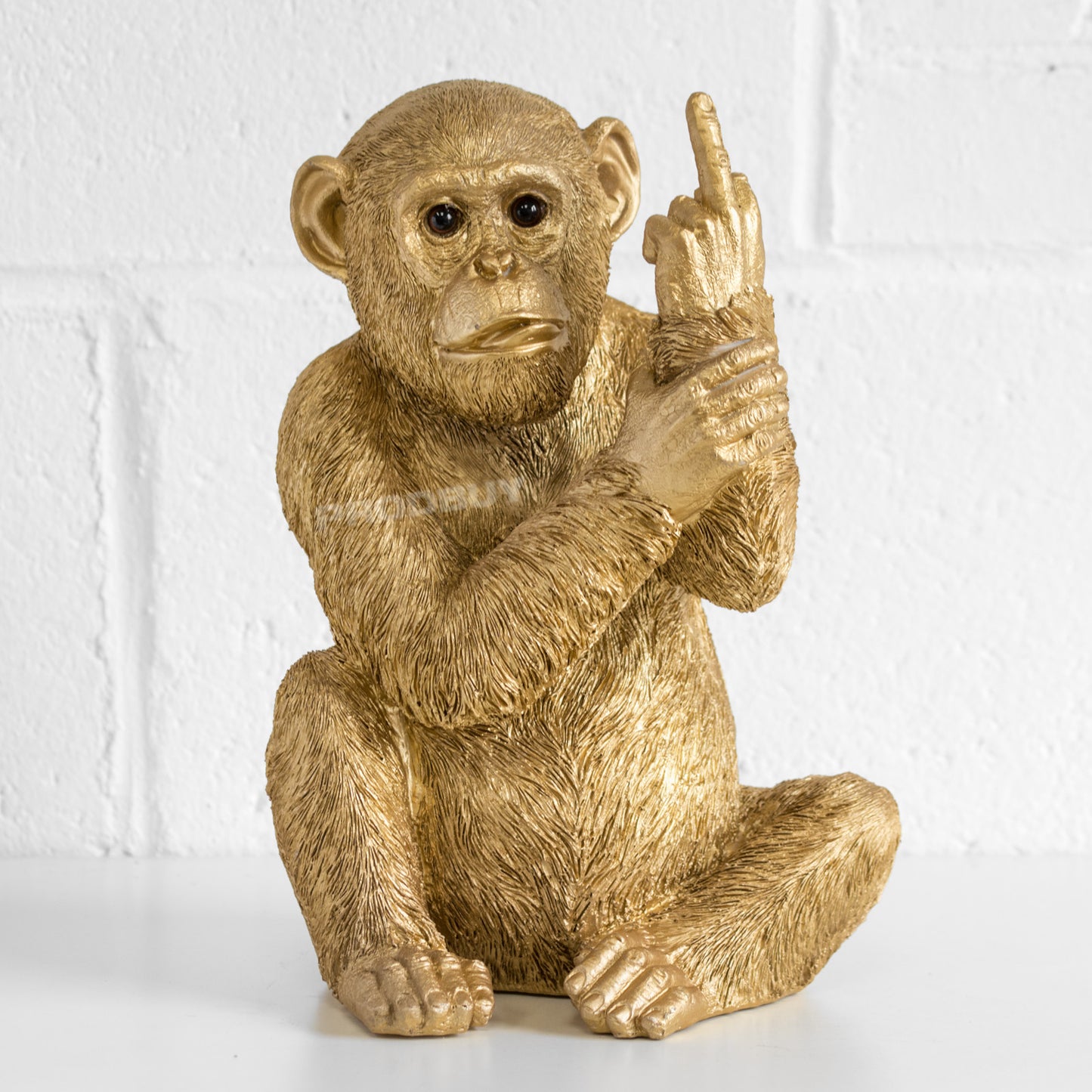 Large Rude Up Yours Monkey Ornament