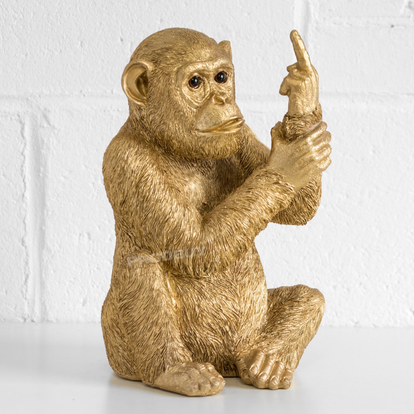 Large Rude Up Yours Monkey Ornament