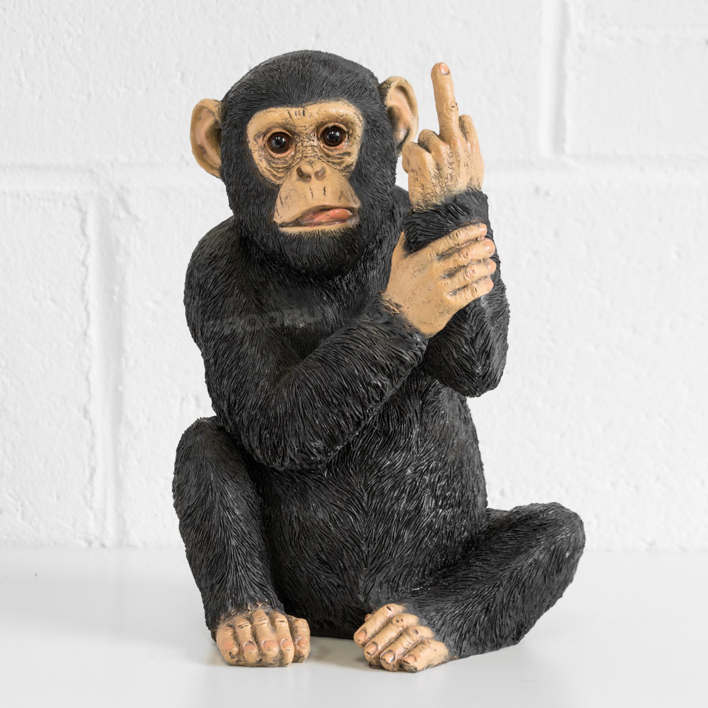 Large Rude Up Yours Monkey Ornament