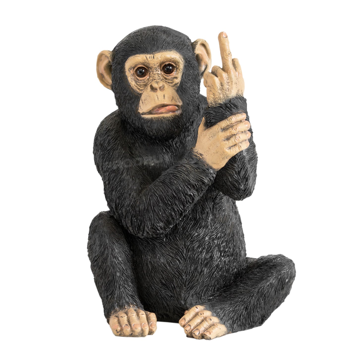 Large Rude Up Yours Monkey Ornament