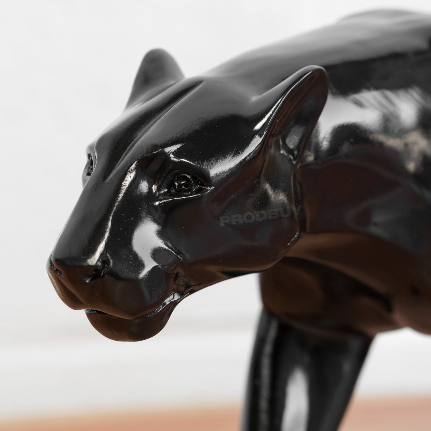 Large Standing Black Leopard Ornament