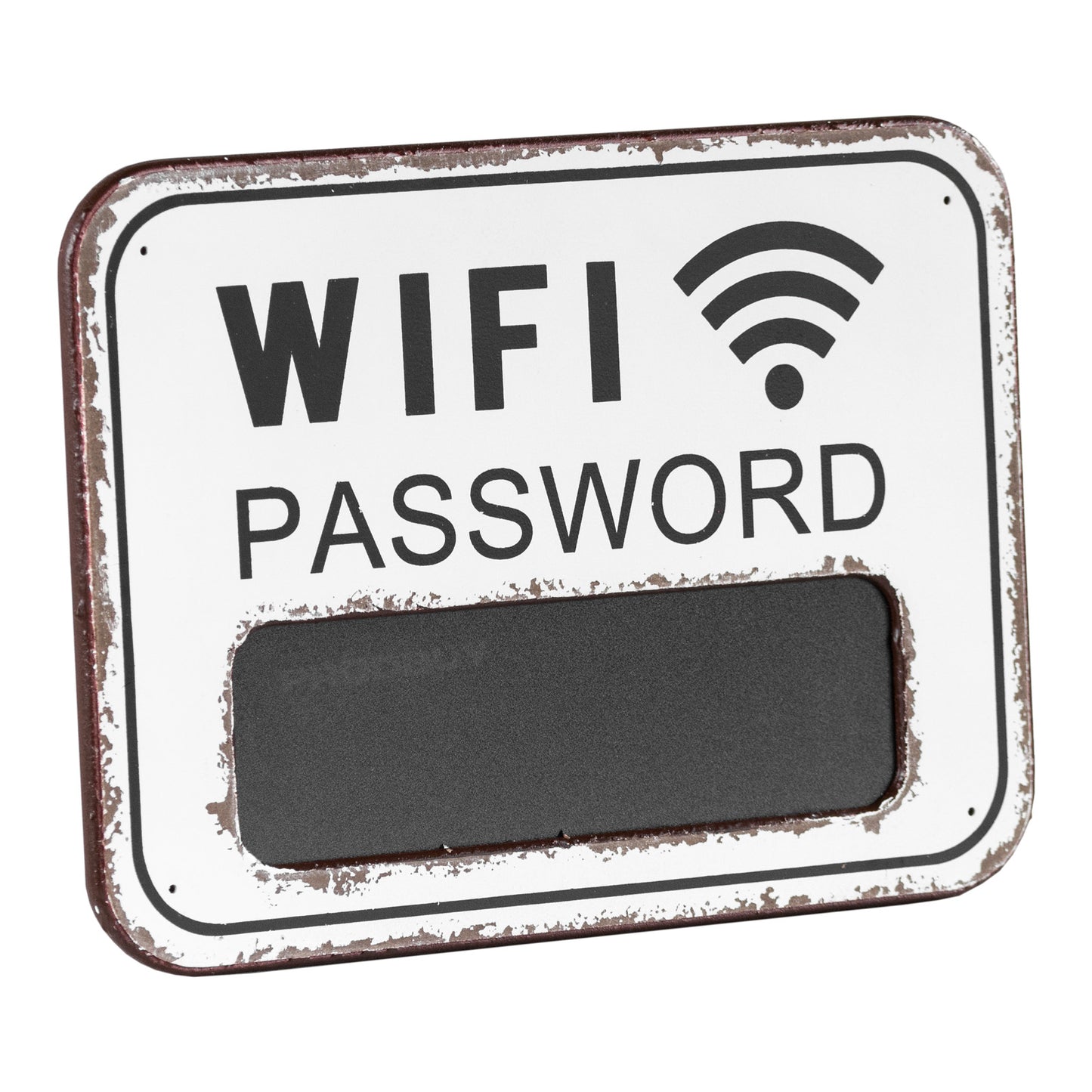 Wifi Password Sign with Chalk Board 39cm x 29cm Wall Mounted