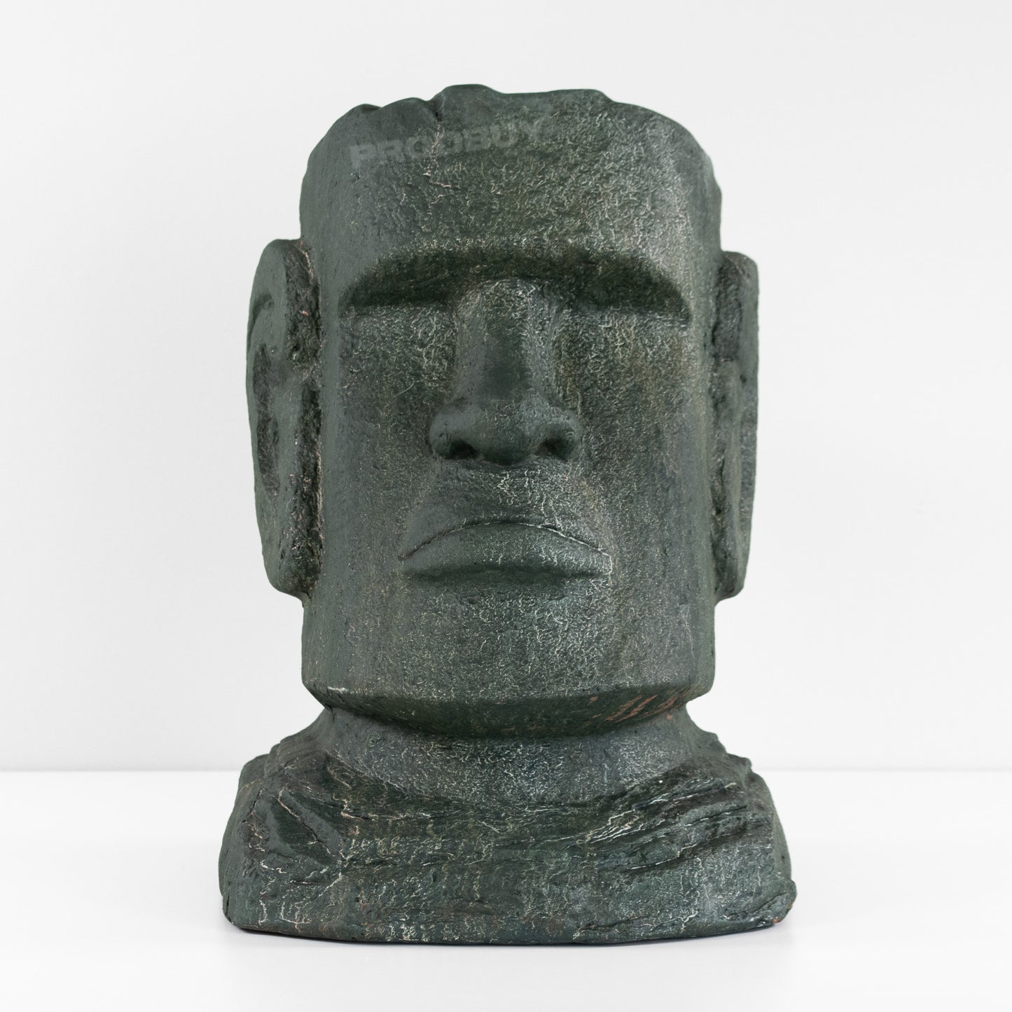 42cm Resin Easter Island Moai Head Garden Statue Outdoor Sculpture Ornament Decking