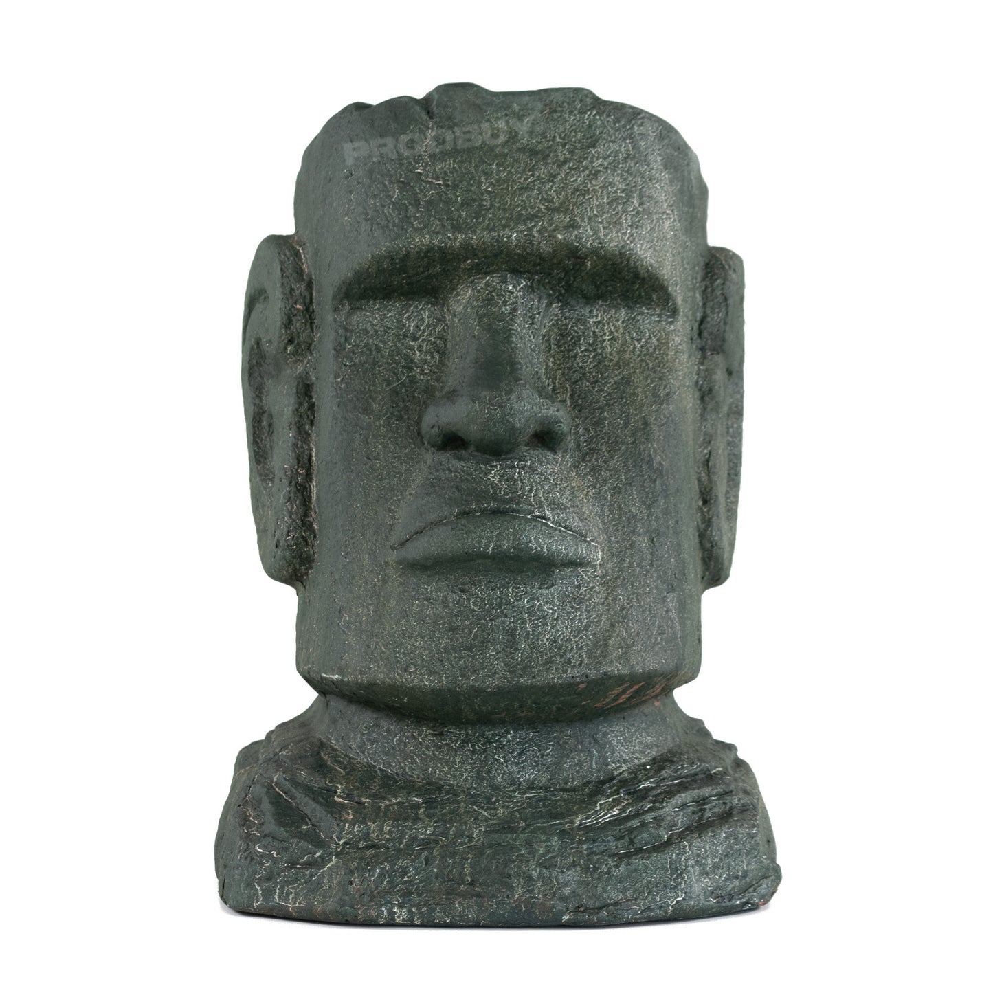 42cm Resin Easter Island Moai Head Garden Statue Outdoor Sculpture Ornament Decking