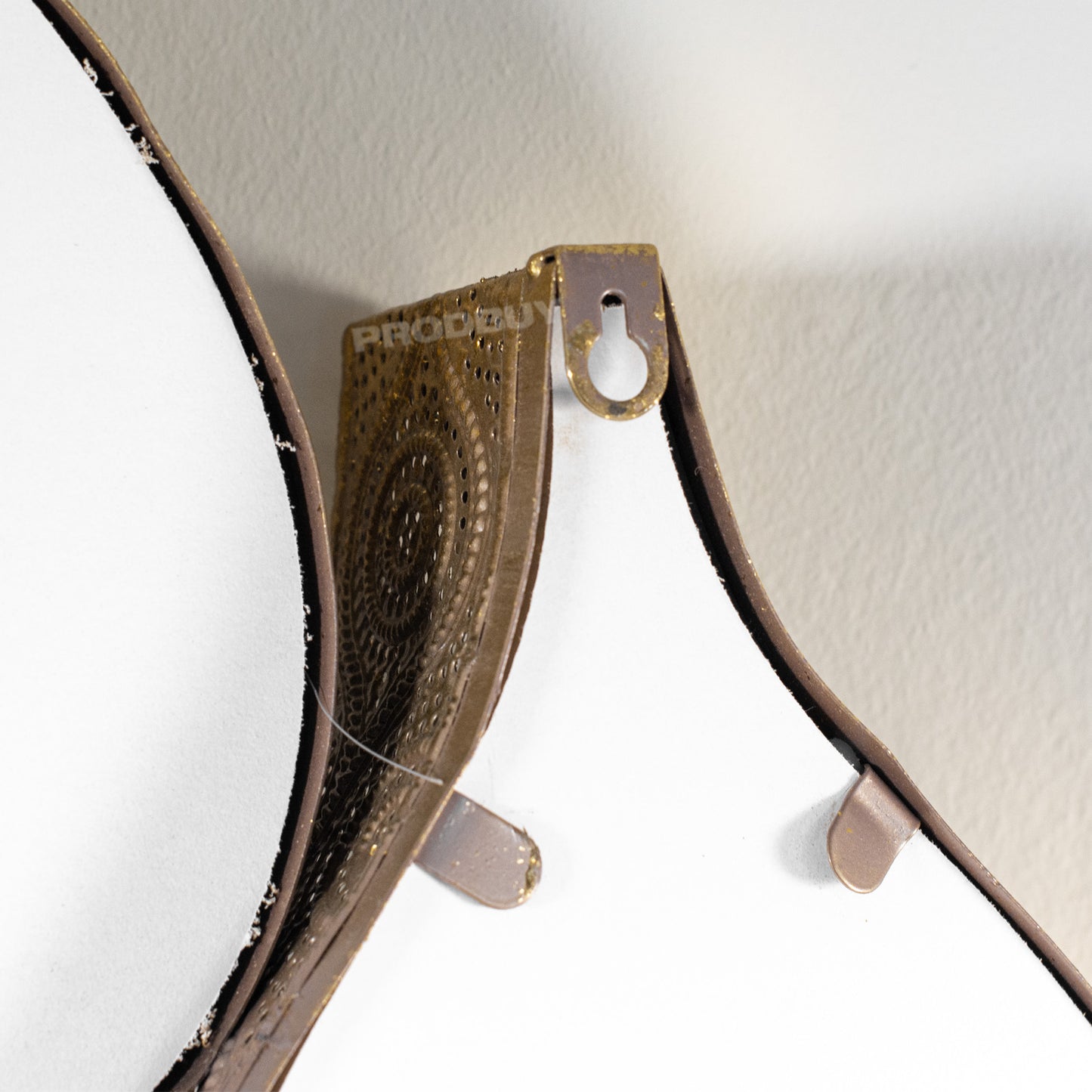 Indian Inspired Raindrop Wall Mirror Candle Holder