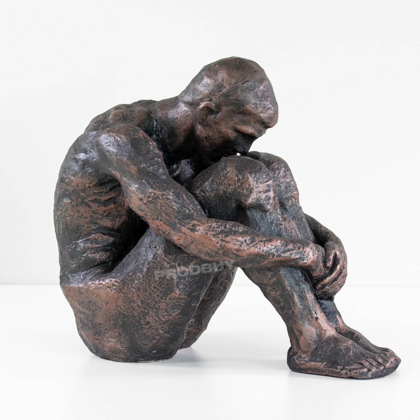 Large Sitting Man Garden Ornament Sculpture