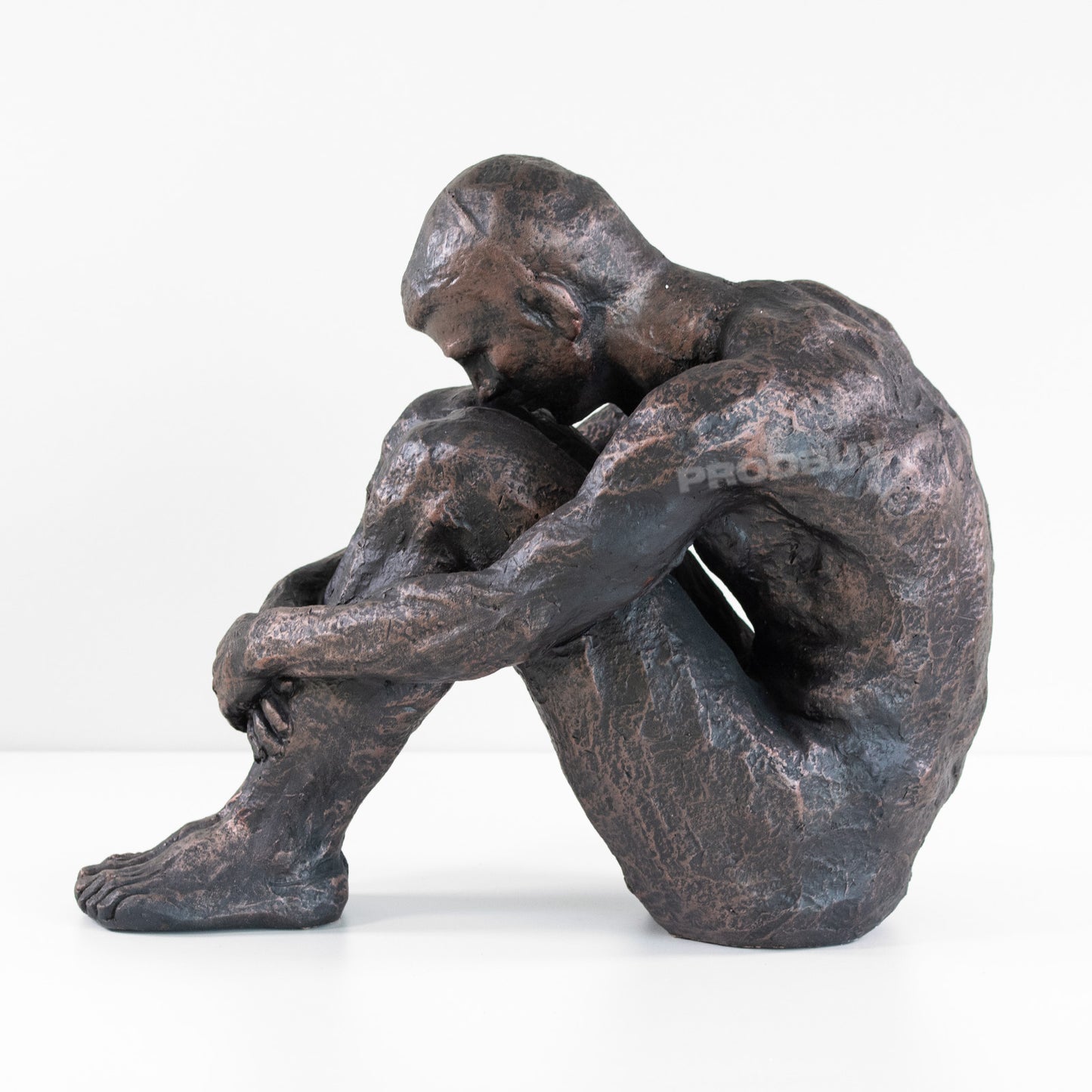 Large Sitting Man Garden Ornament Sculpture