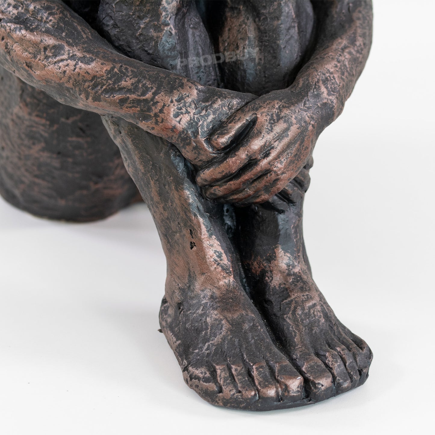 Large Sitting Man Garden Ornament Sculpture