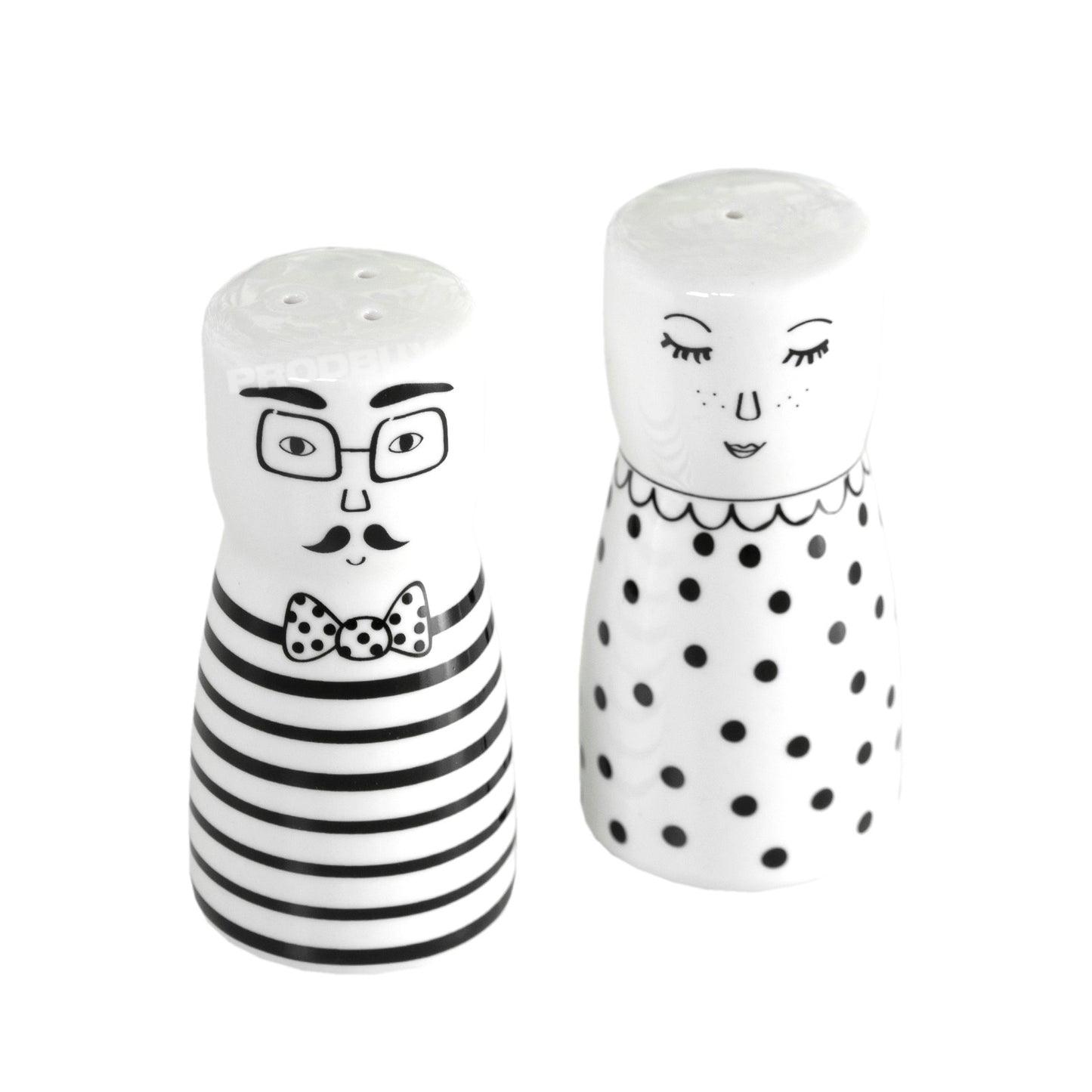 The English Tableware Company - Looking Good Salt and Pepper Shakers Set