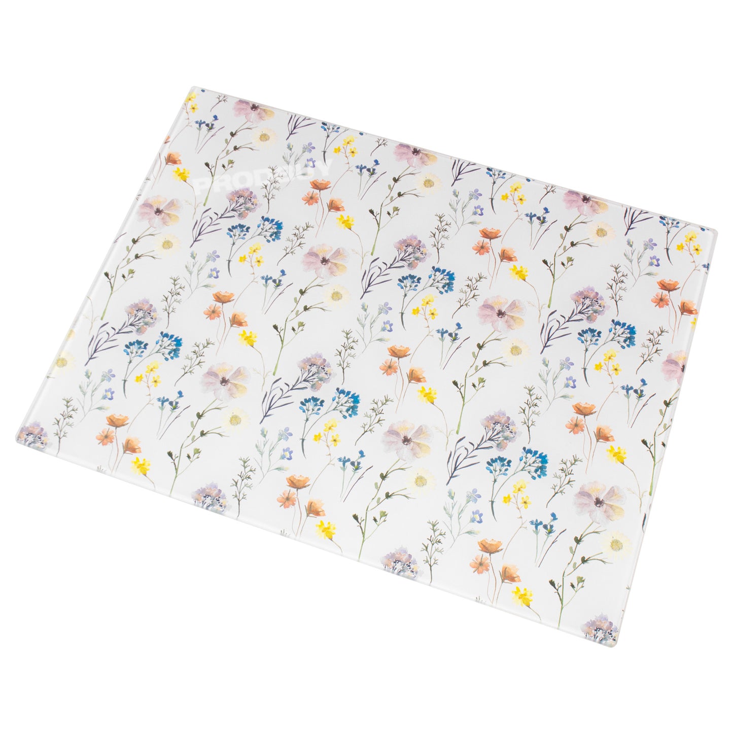 Colour Flowers 40cm Glass Worktop Saver