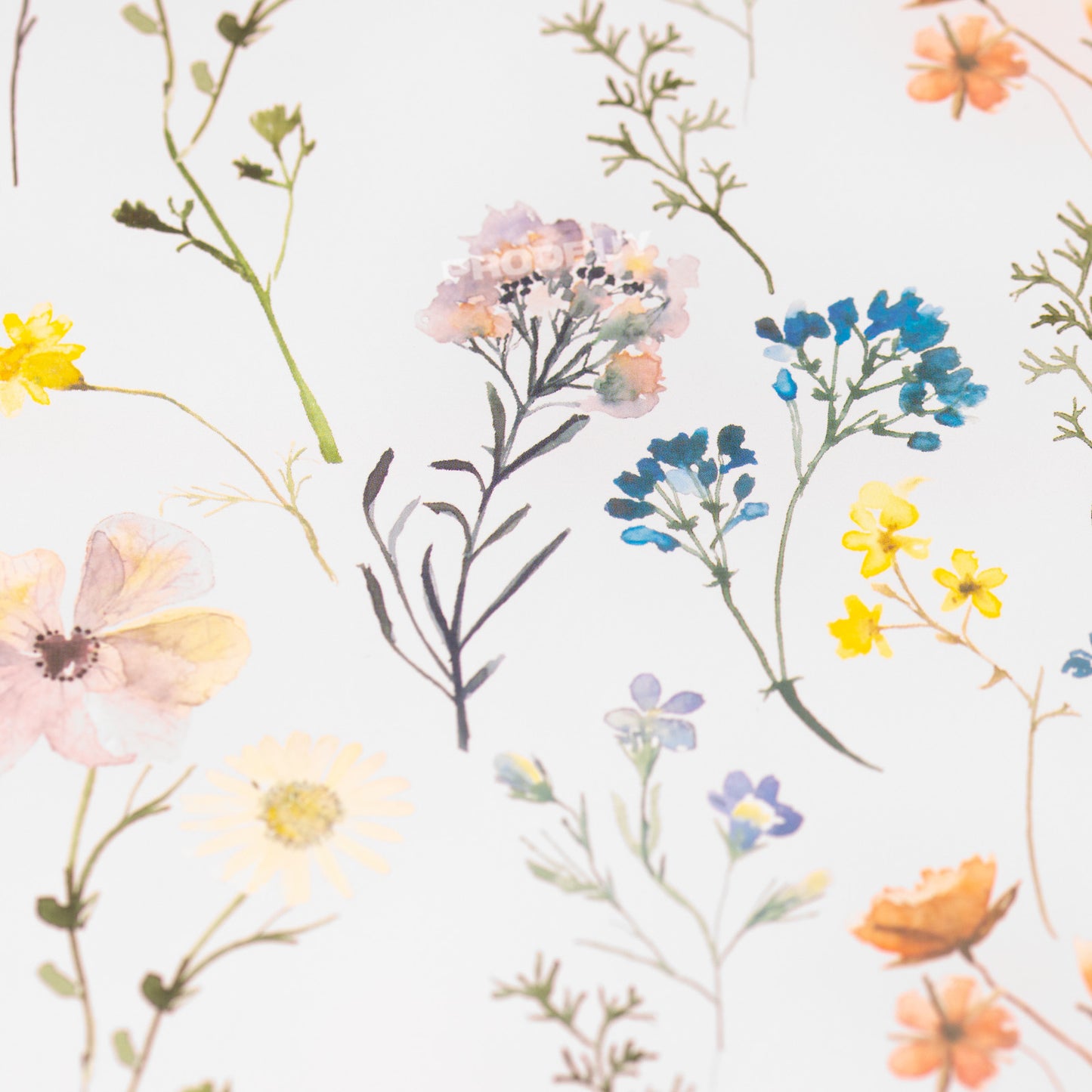 Colour Flowers 40cm Glass Worktop Saver