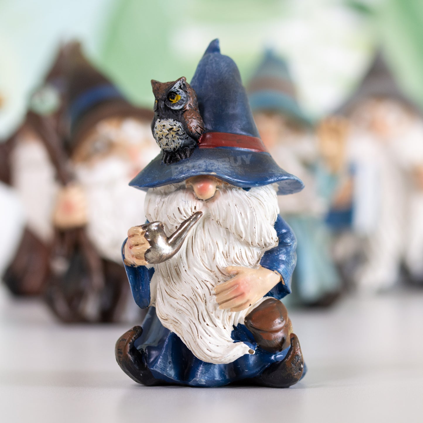 Set of 5 Wizards 10cm Decorative Ornaments