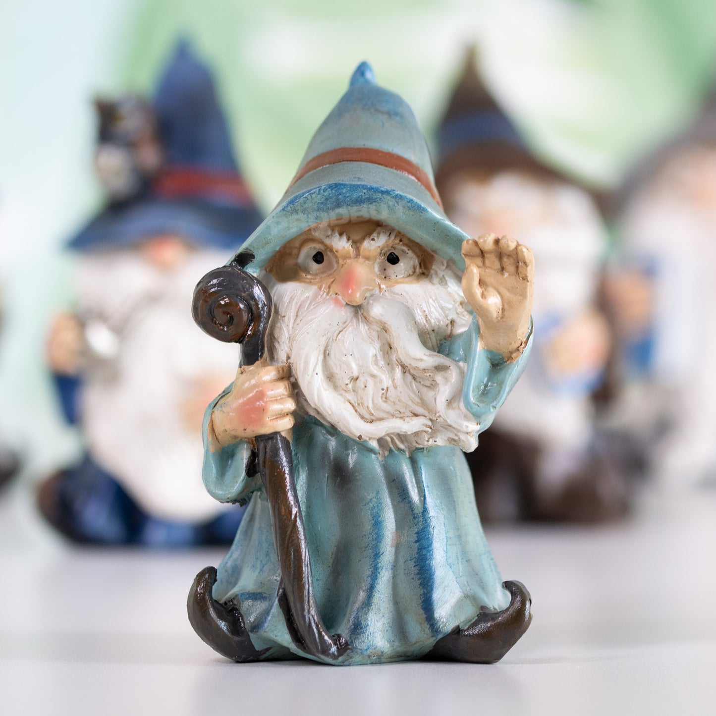 Set of 5 Wizards 10cm Decorative Ornaments