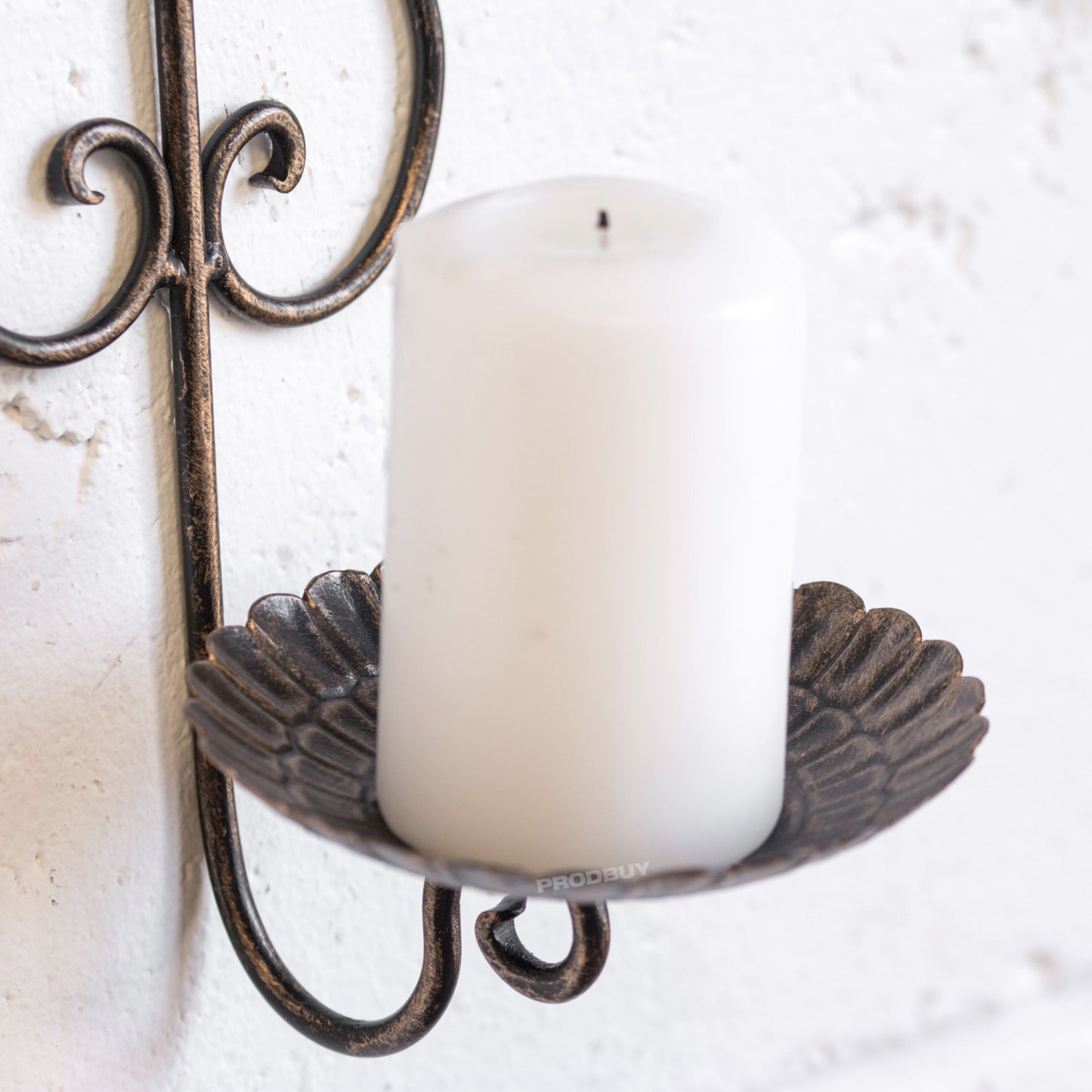 Stag Wall Mounted Metal Candle Holder