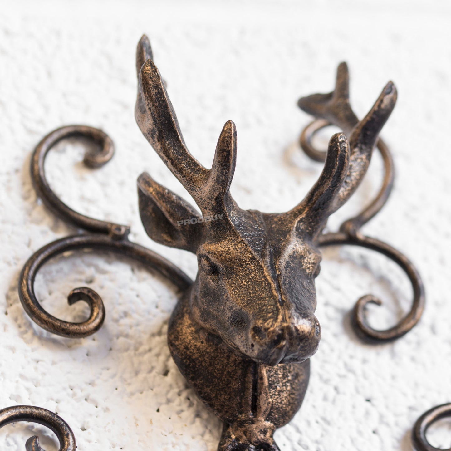 Stag Wall Mounted Metal Candle Holder