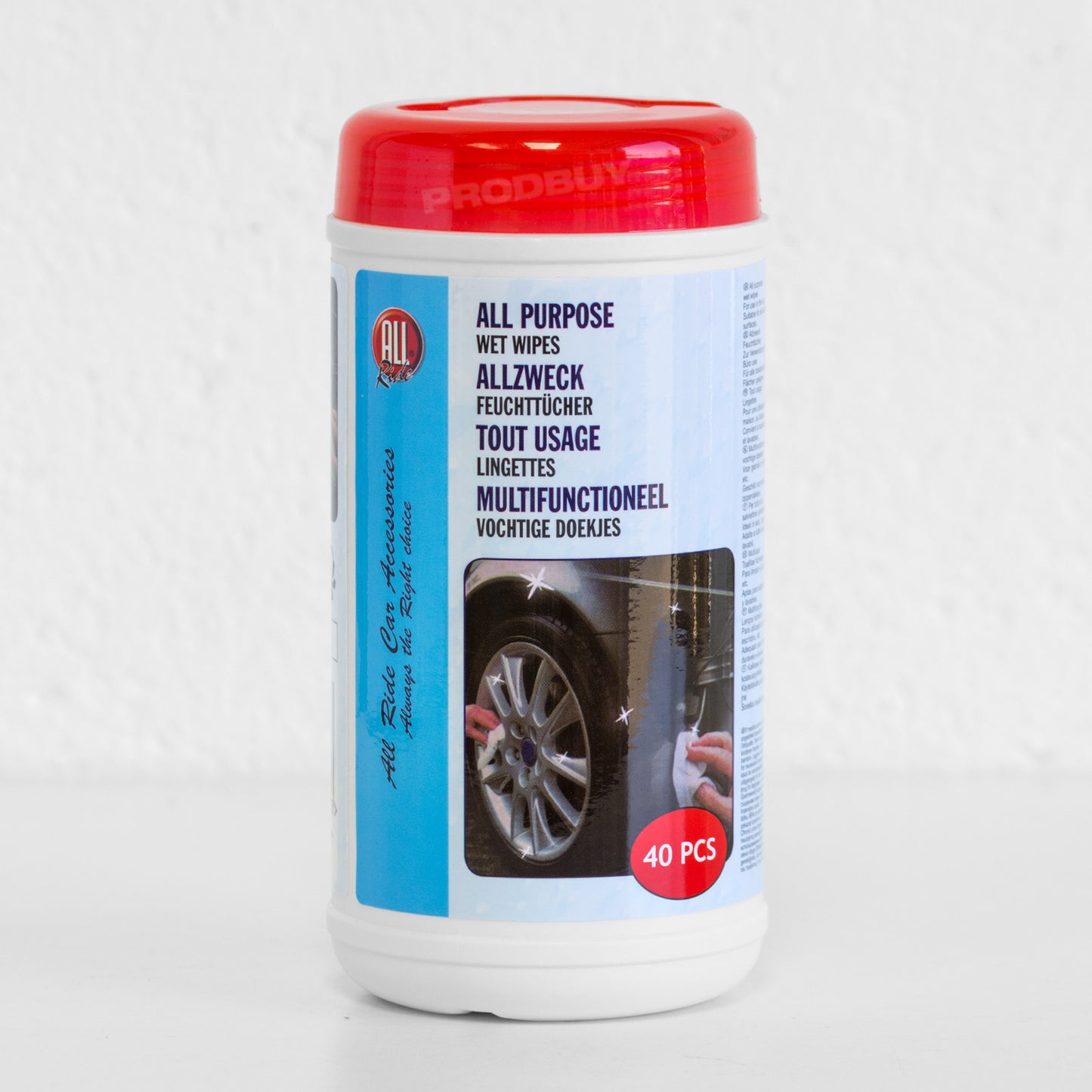 Tub of 40 Cleaning Wet Wipes