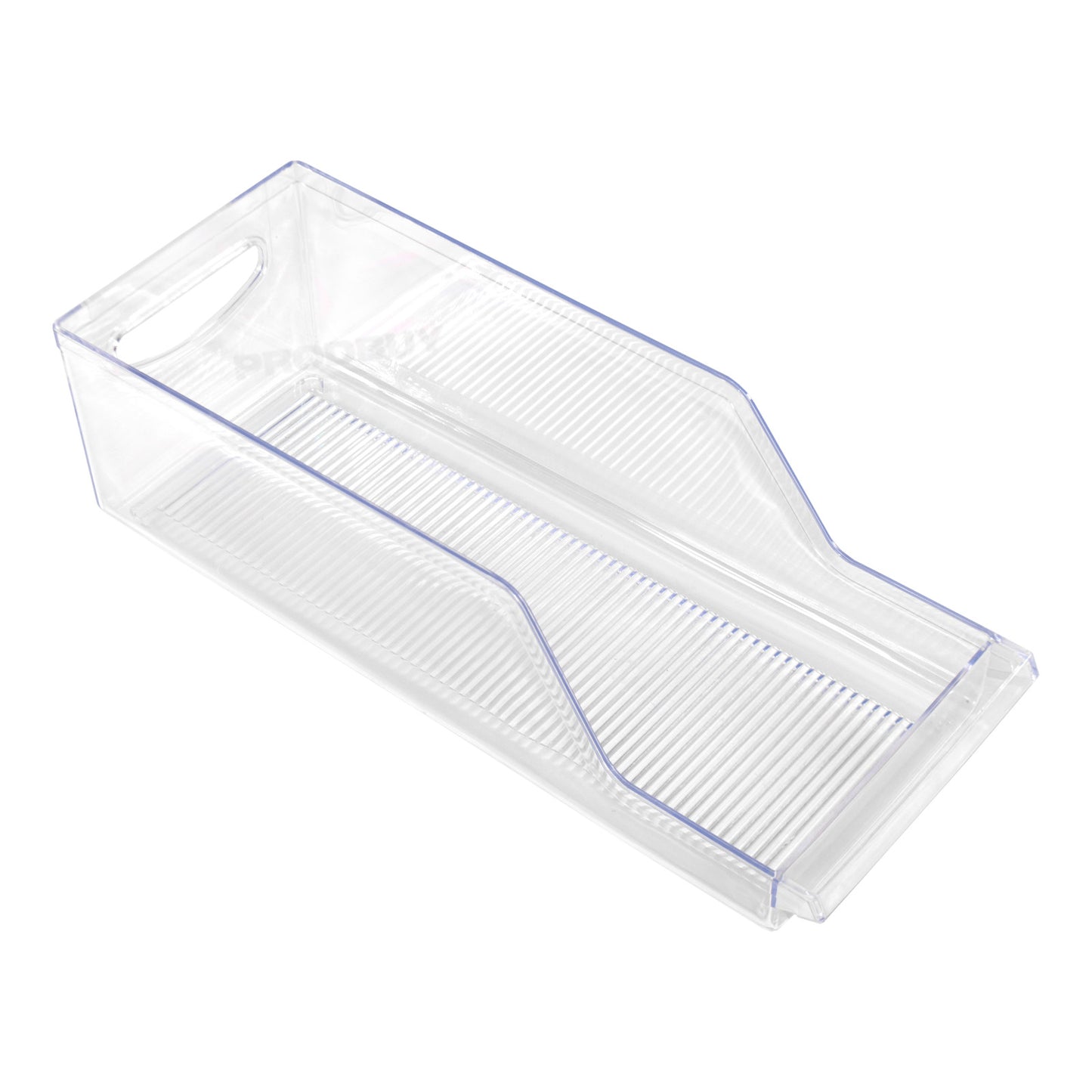 Clear Plastic Fridge Organiser Tray for Cans of Drink