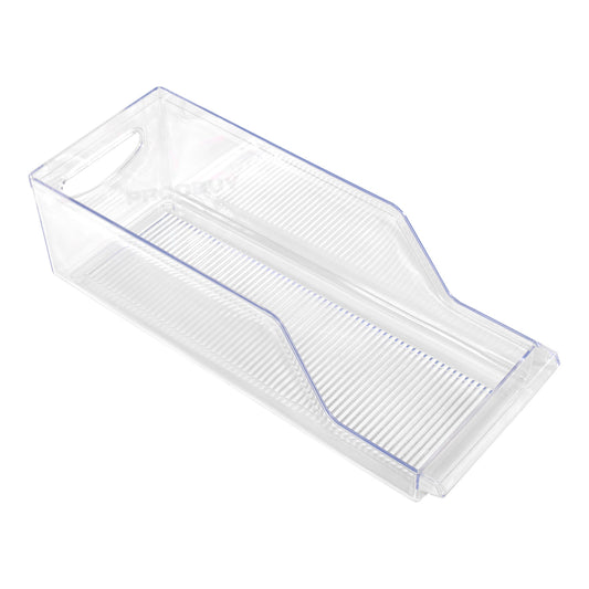 Clear Plastic Fridge Organiser Tray for Cans of Drink