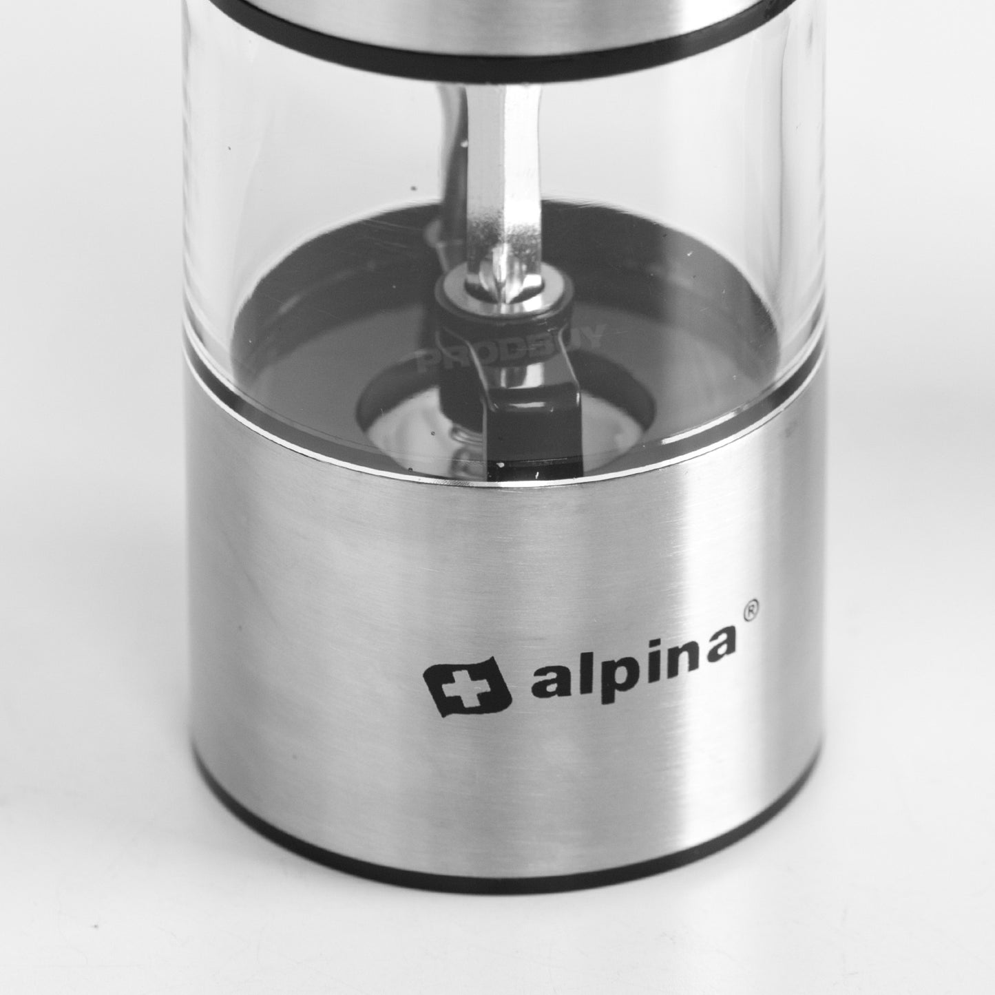 Set of 2 Brushed Steel Electronic Salt & Pepper Mills