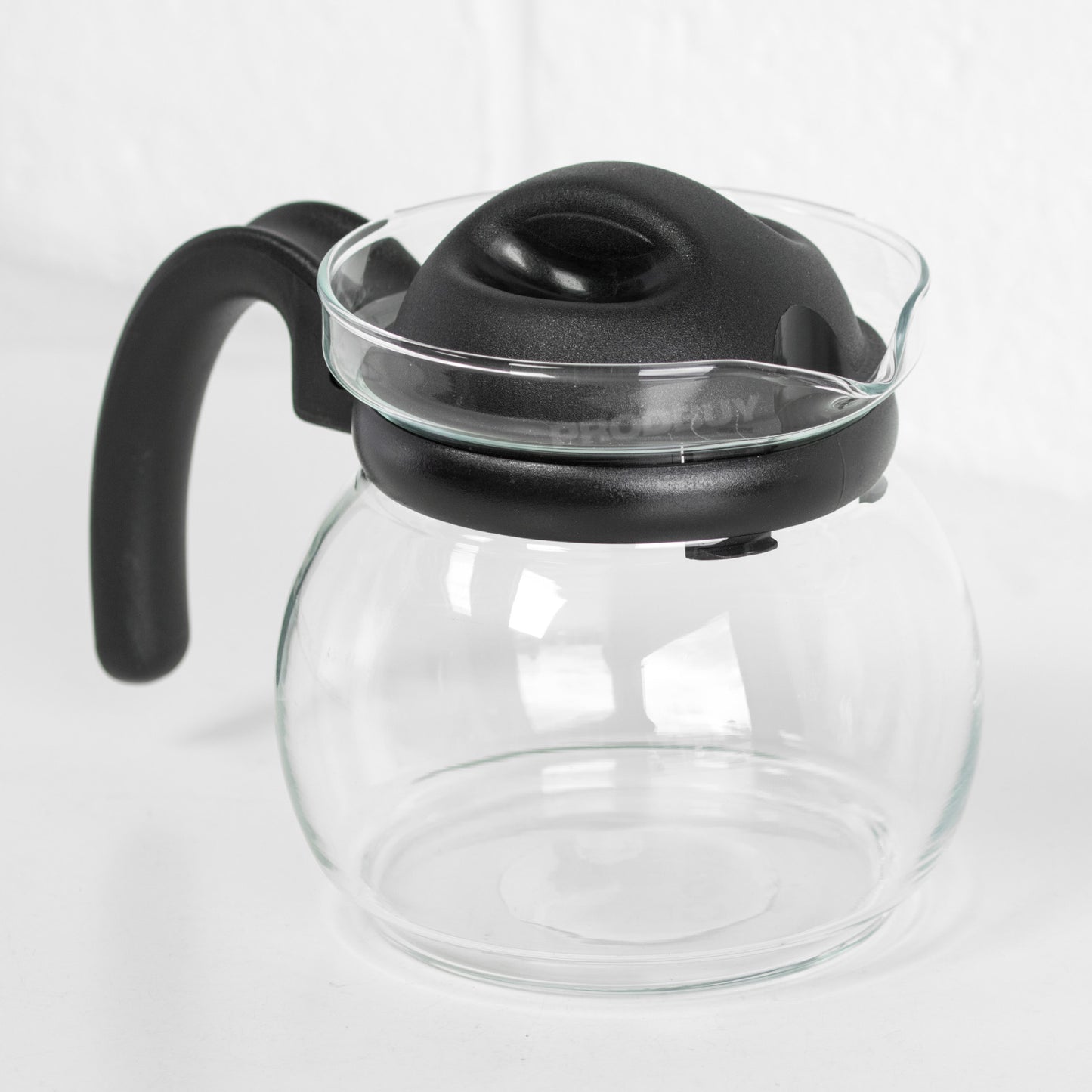 Clear Glass 750ml Teapot with Colour Handle