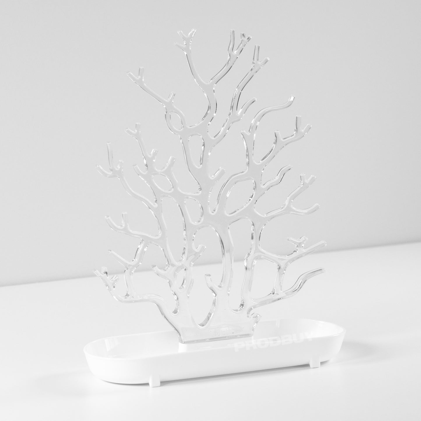 Koziol Clear Plastic Jewellery Storage Tree Organiser Home Decoration
