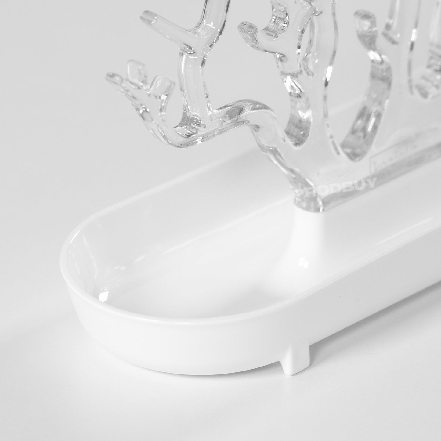 Koziol Clear Plastic Jewellery Storage Tree Organiser Home Decoration