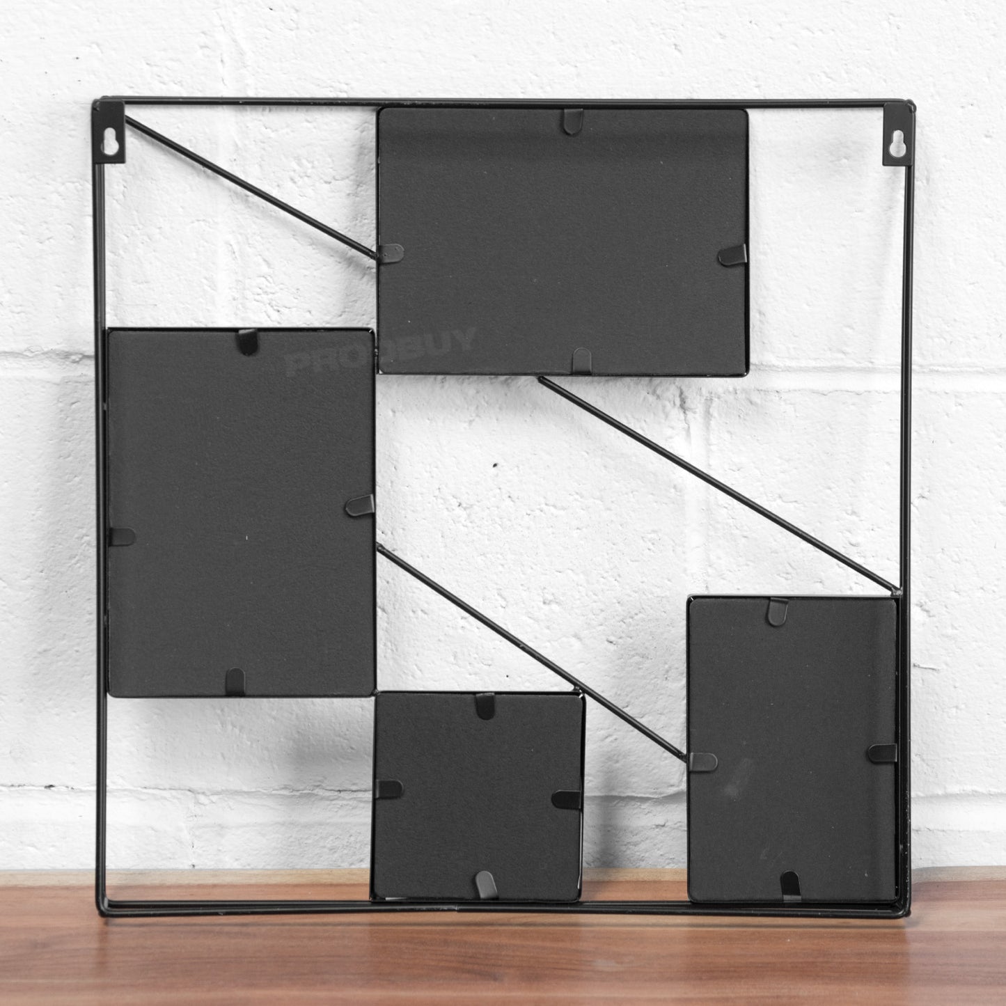 Square 40cm Black Metal Wall Photo Picture Frame