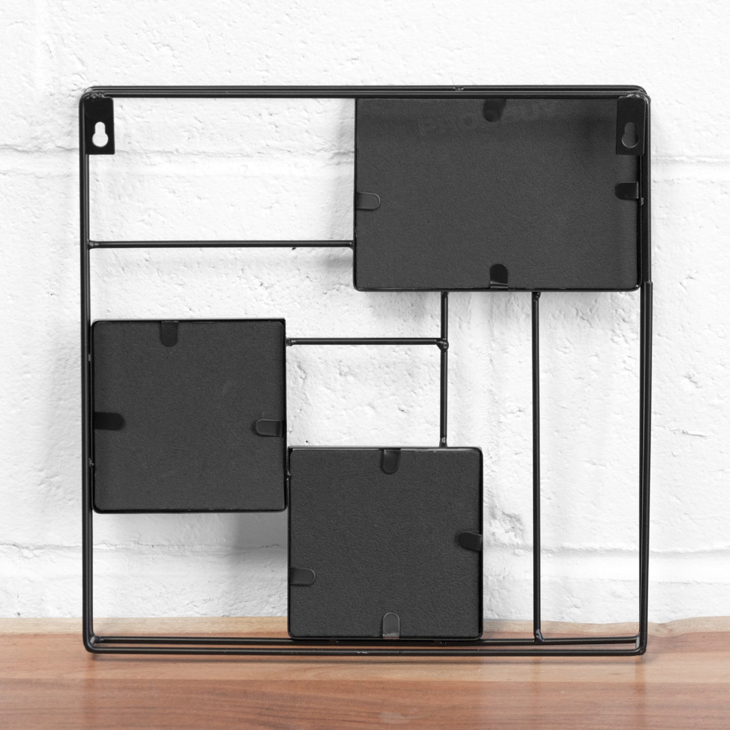 Square 30cm Black Metal Wall Photo Picture Frame