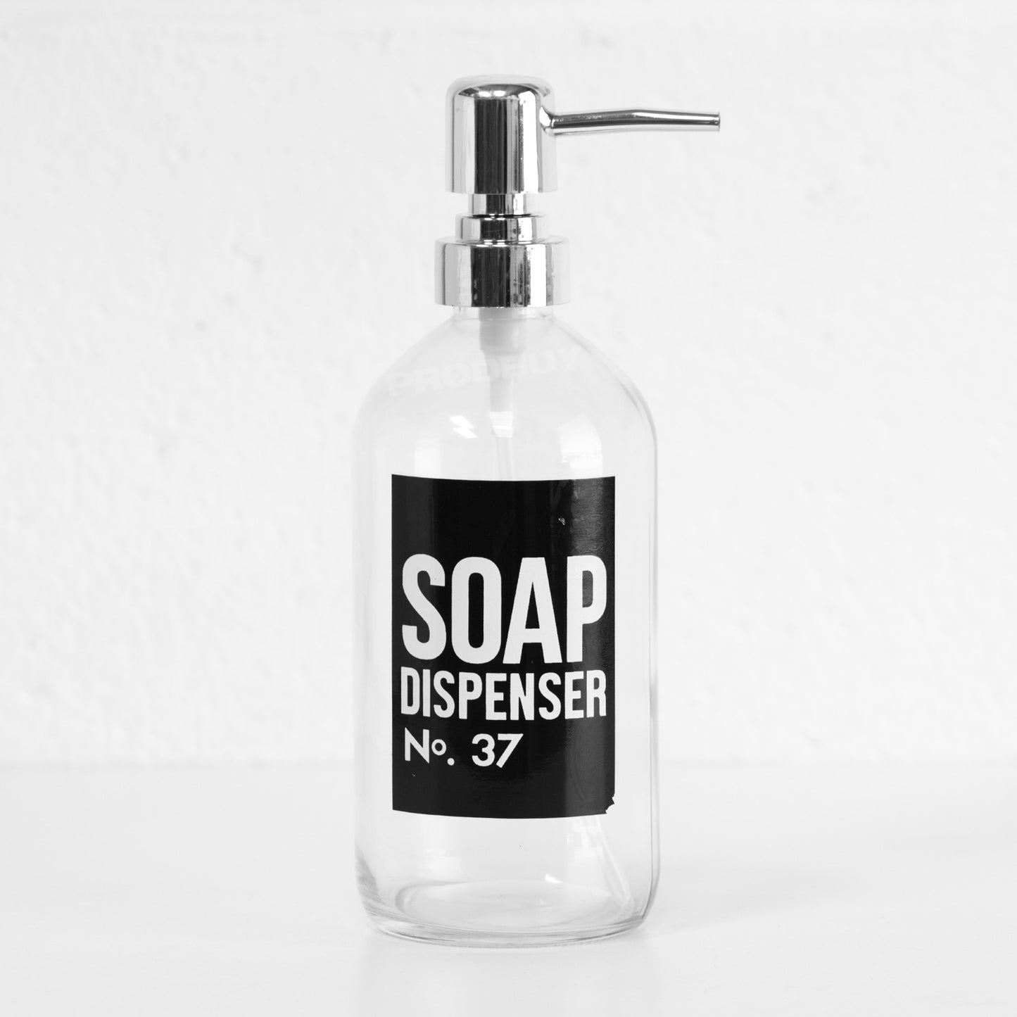 Glass 'Liquid Soap' Lotion Dispenser