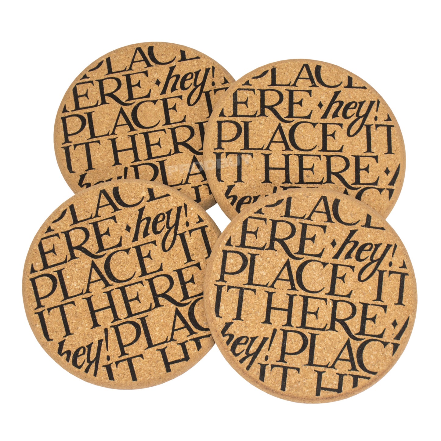 Emma Bridgewater 'Black Toast' 4 Placemats & 4 Coasters Set