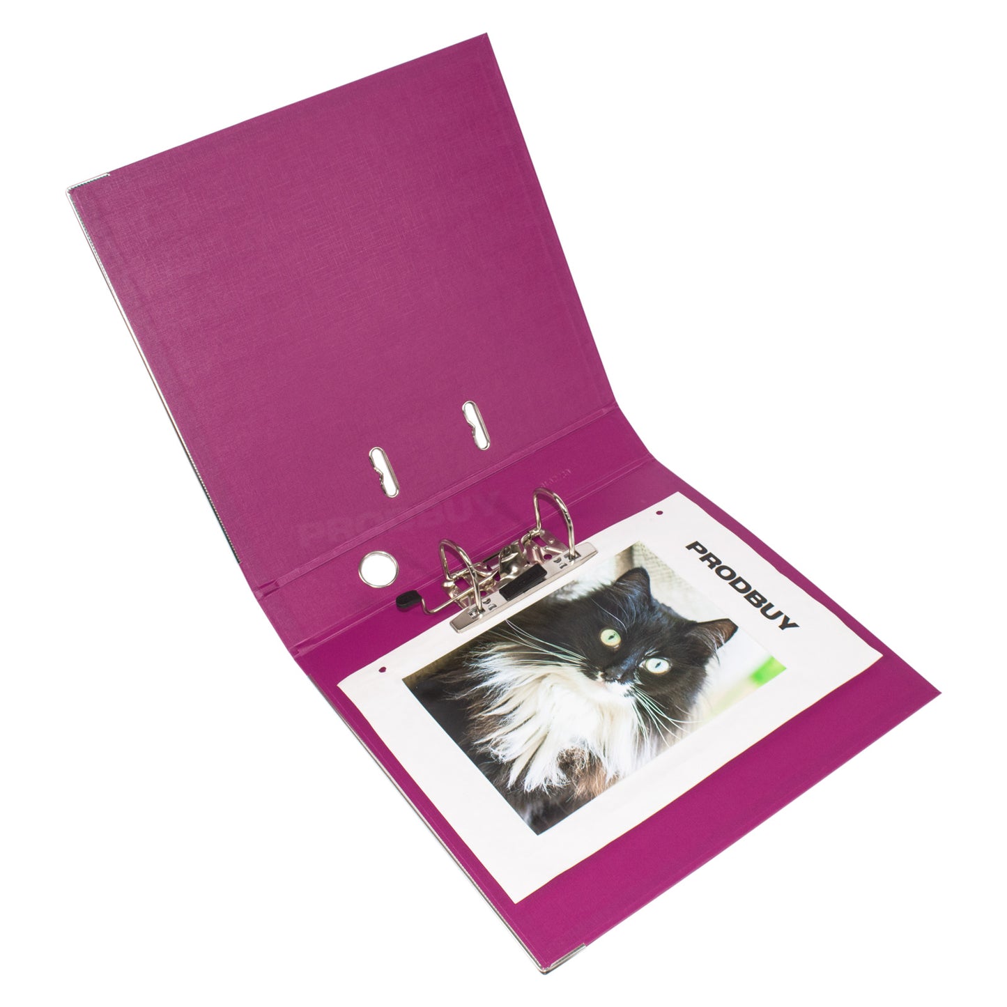 Set of 3 Premium Lever Arch Files A4 50mm with Purple / Lilac / Fuchsia Colours