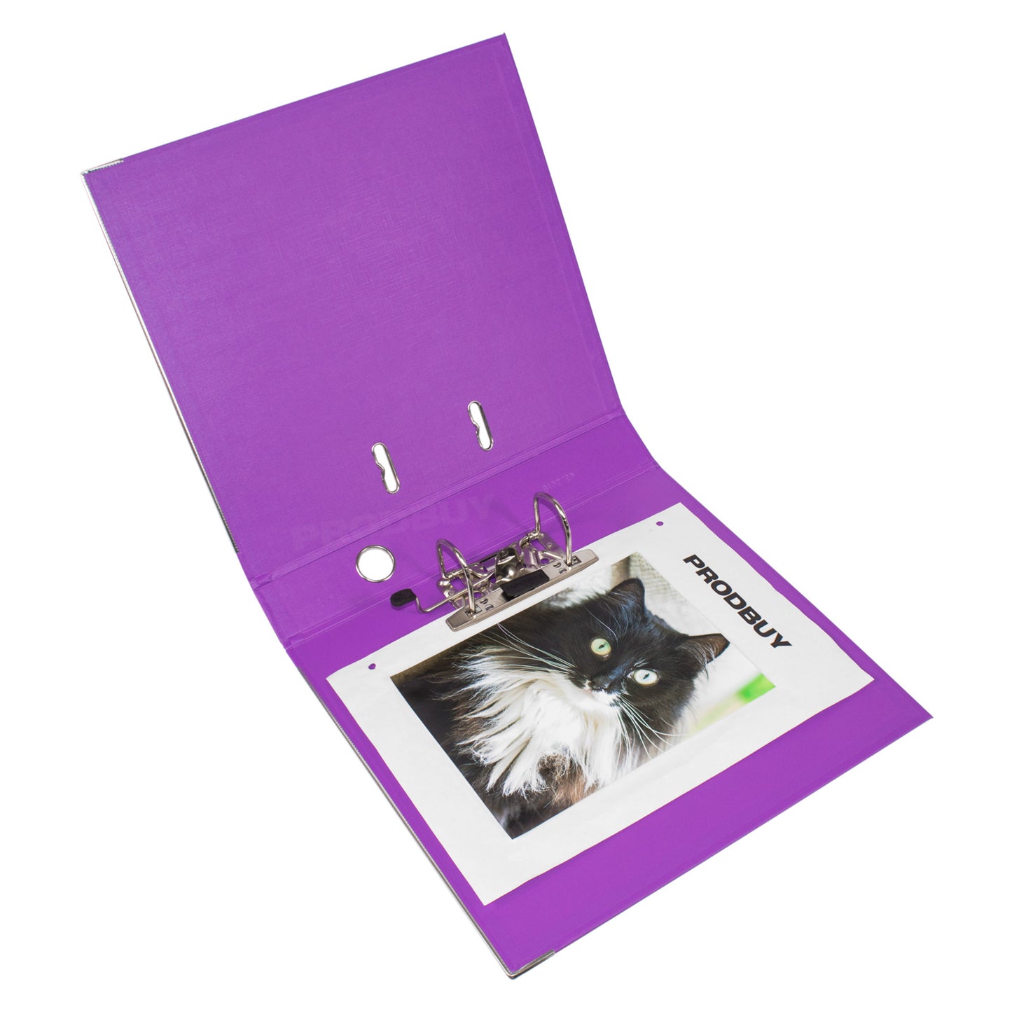 Set of 3 Premium Lever Arch Files A4 50mm with Purple / Lilac / Fuchsia Colours