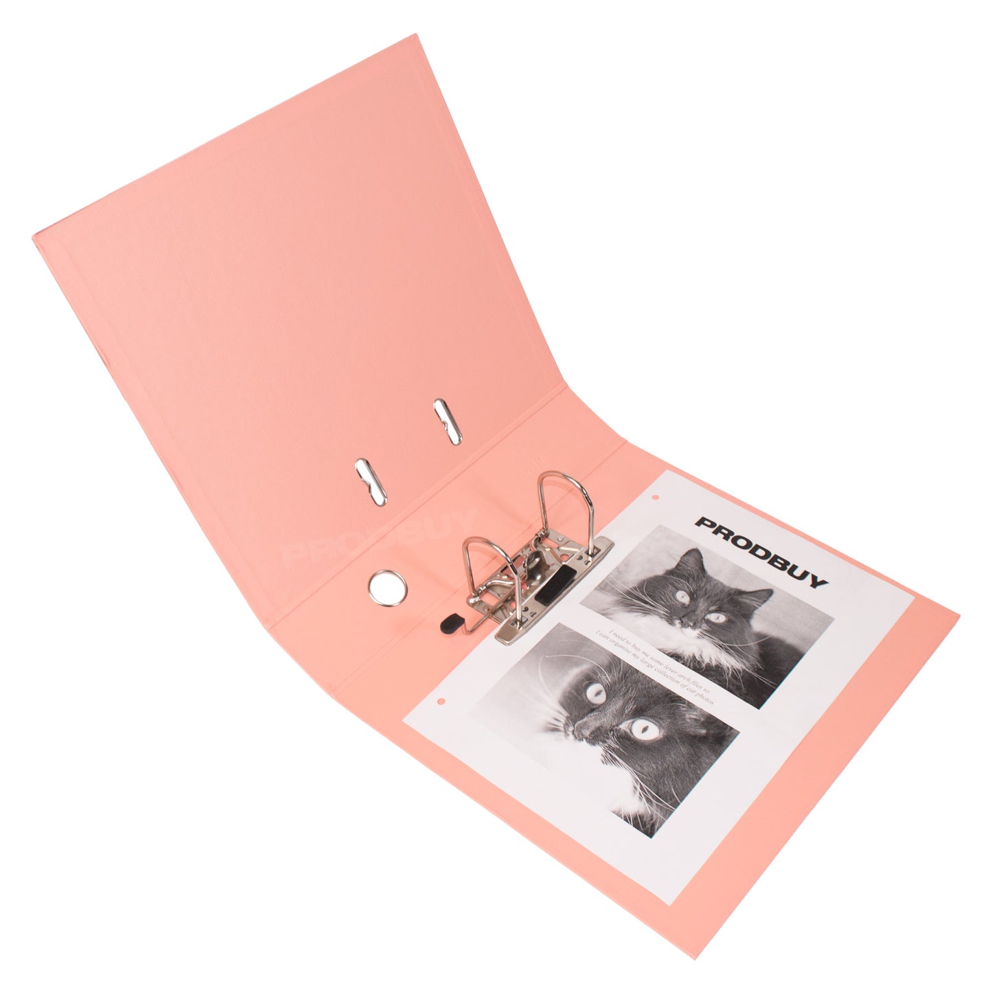 Set of 3 Colour Lever Arch Files A4 70mm PVC - Raspberry / Pink / Sand