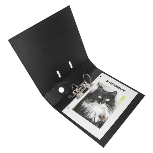 Set of 3 Lever Arch Files A4 70mm PVC with Black Colour