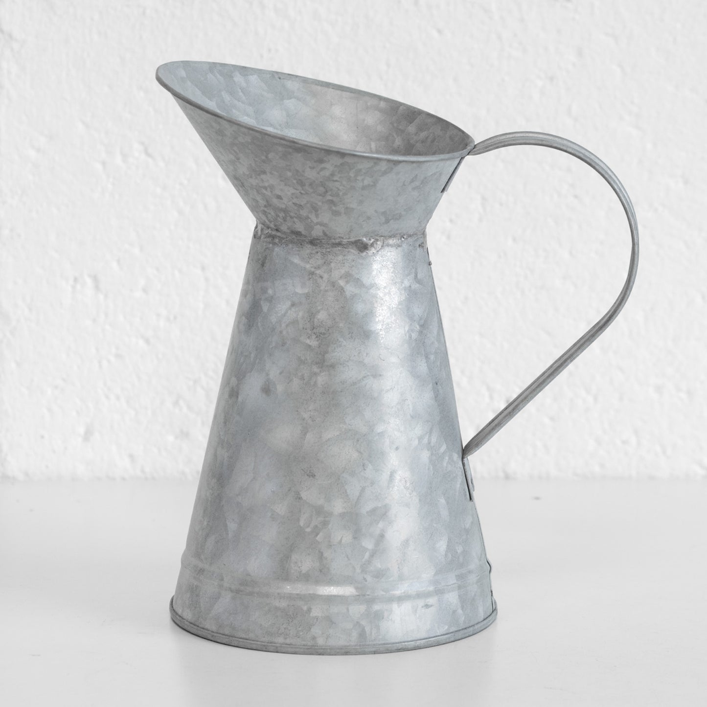 Metal 20.5cm Retro Artificial Flower Jug Vase