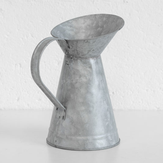 Metal 20.5cm Retro Artificial Flower Jug Vase