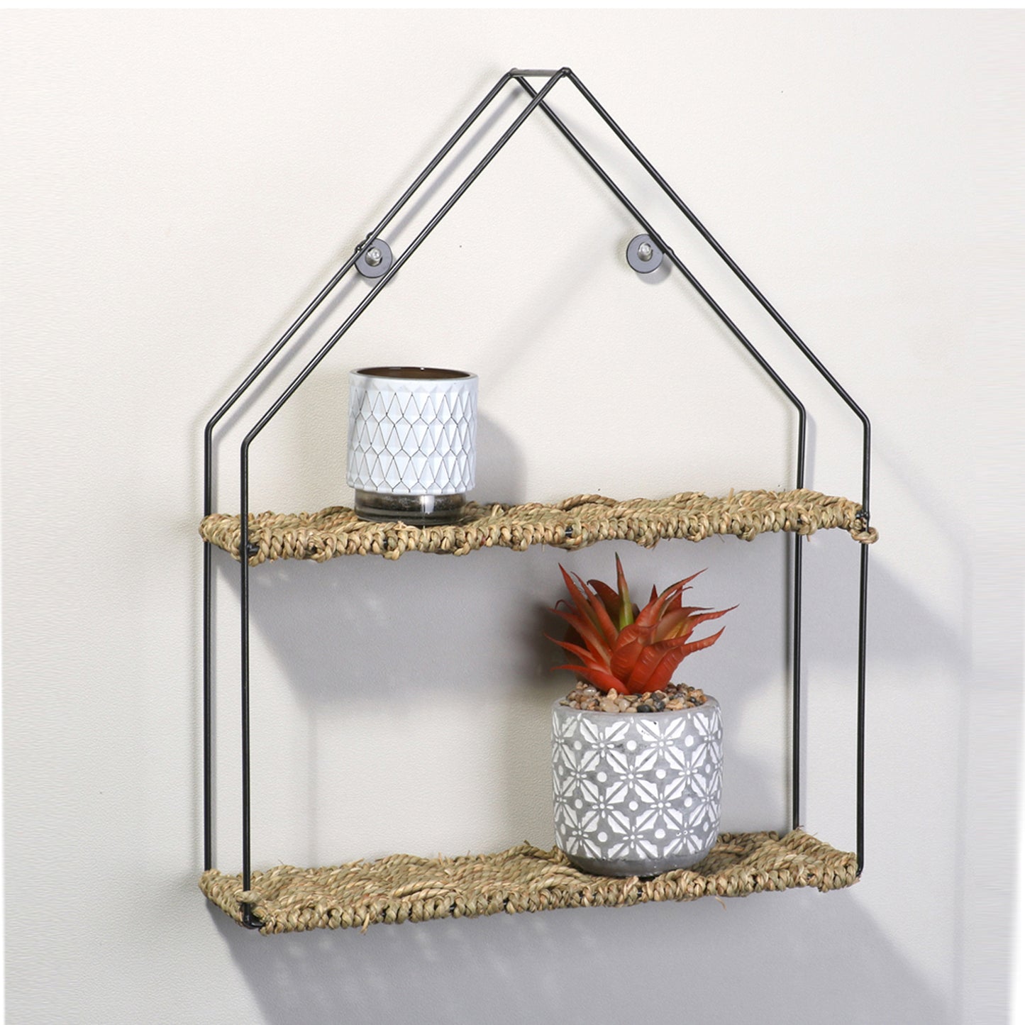 House Shaped Wall Unit Home Decoration Floating Display Shelving Living Room