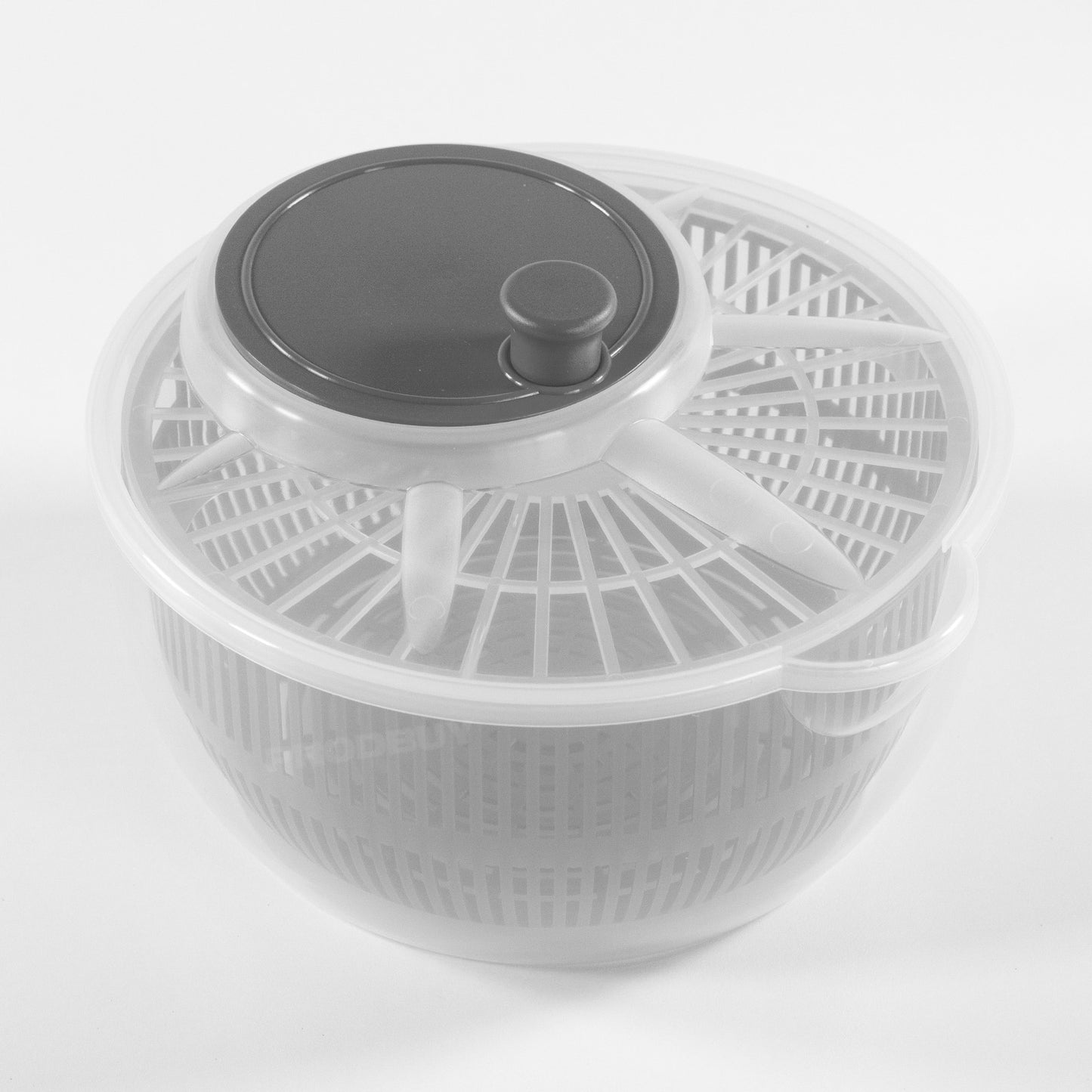 Transparent Plastic Salad Spinner Gadget Kitchen Tool