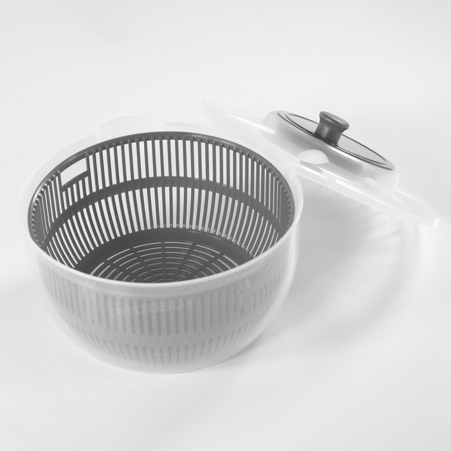 Transparent Plastic Salad Spinner Gadget Kitchen Tool