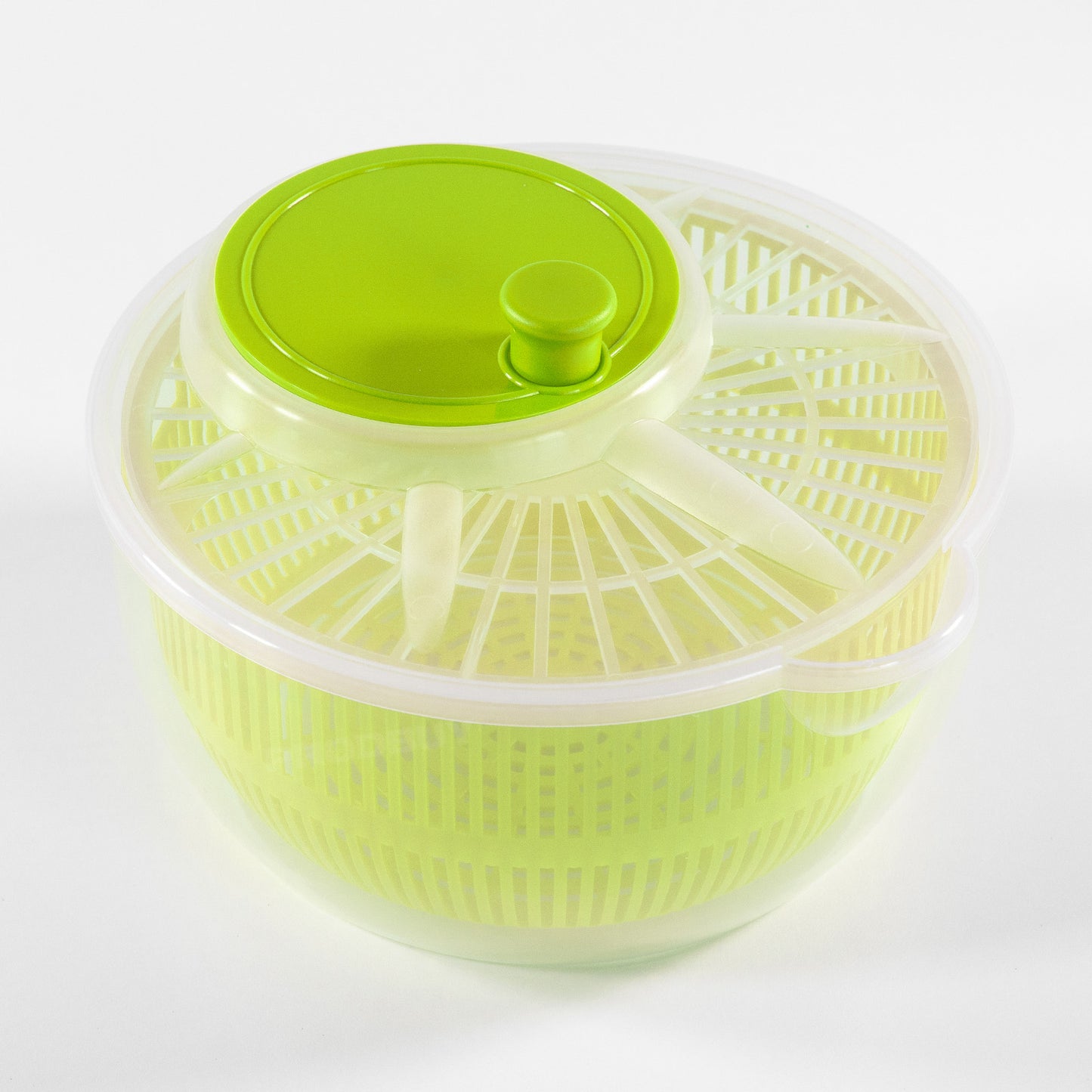 Transparent Plastic Salad Spinner Gadget Kitchen Tool