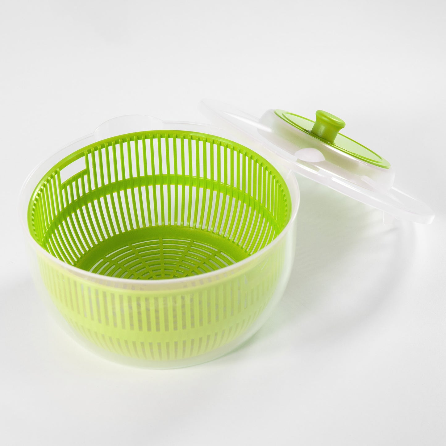 Transparent Plastic Salad Spinner Gadget Kitchen Tool