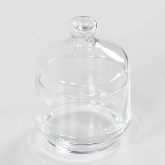 Small Glass Storage Display Jar with Removable Lid