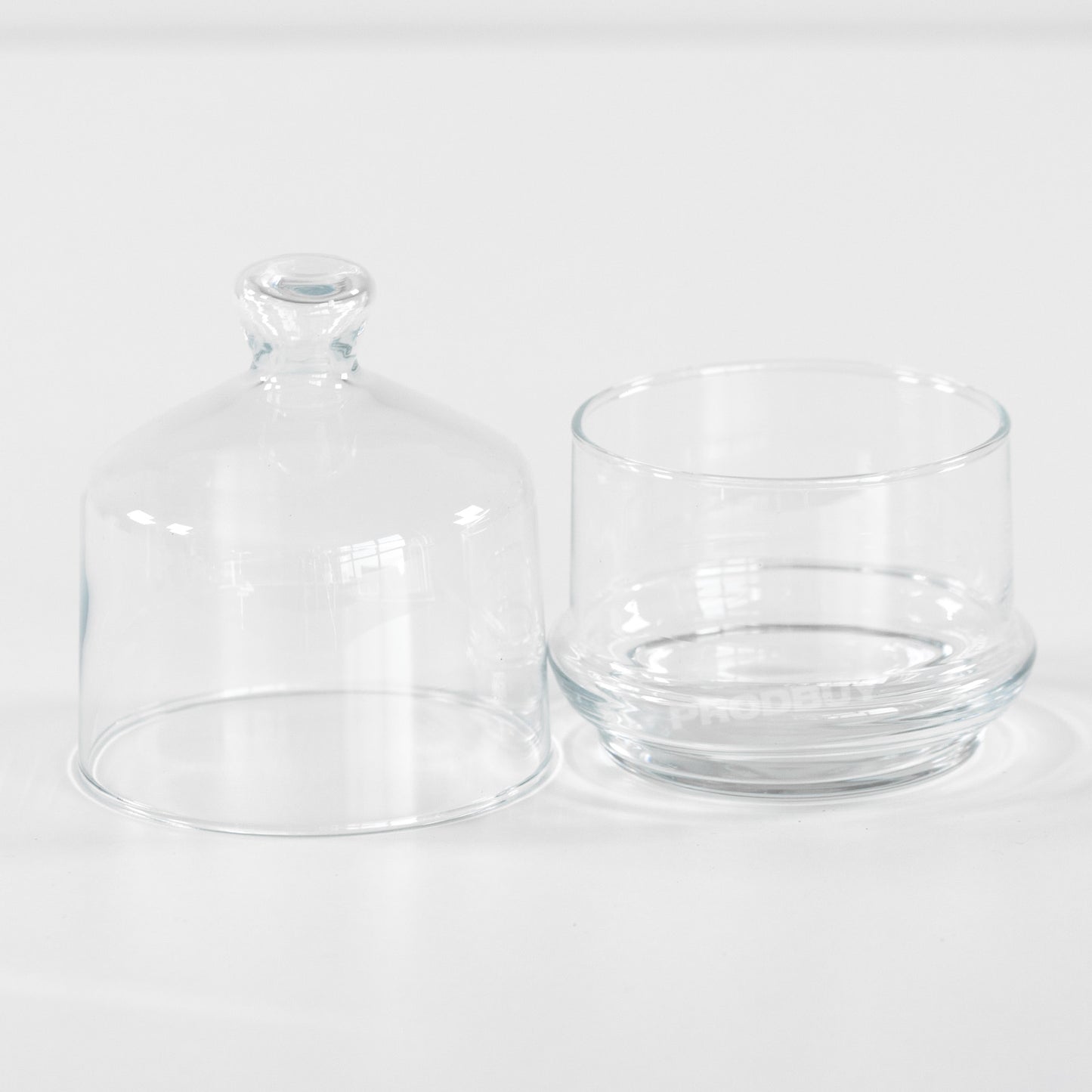 Small Glass Storage Display Jar with Removable Lid