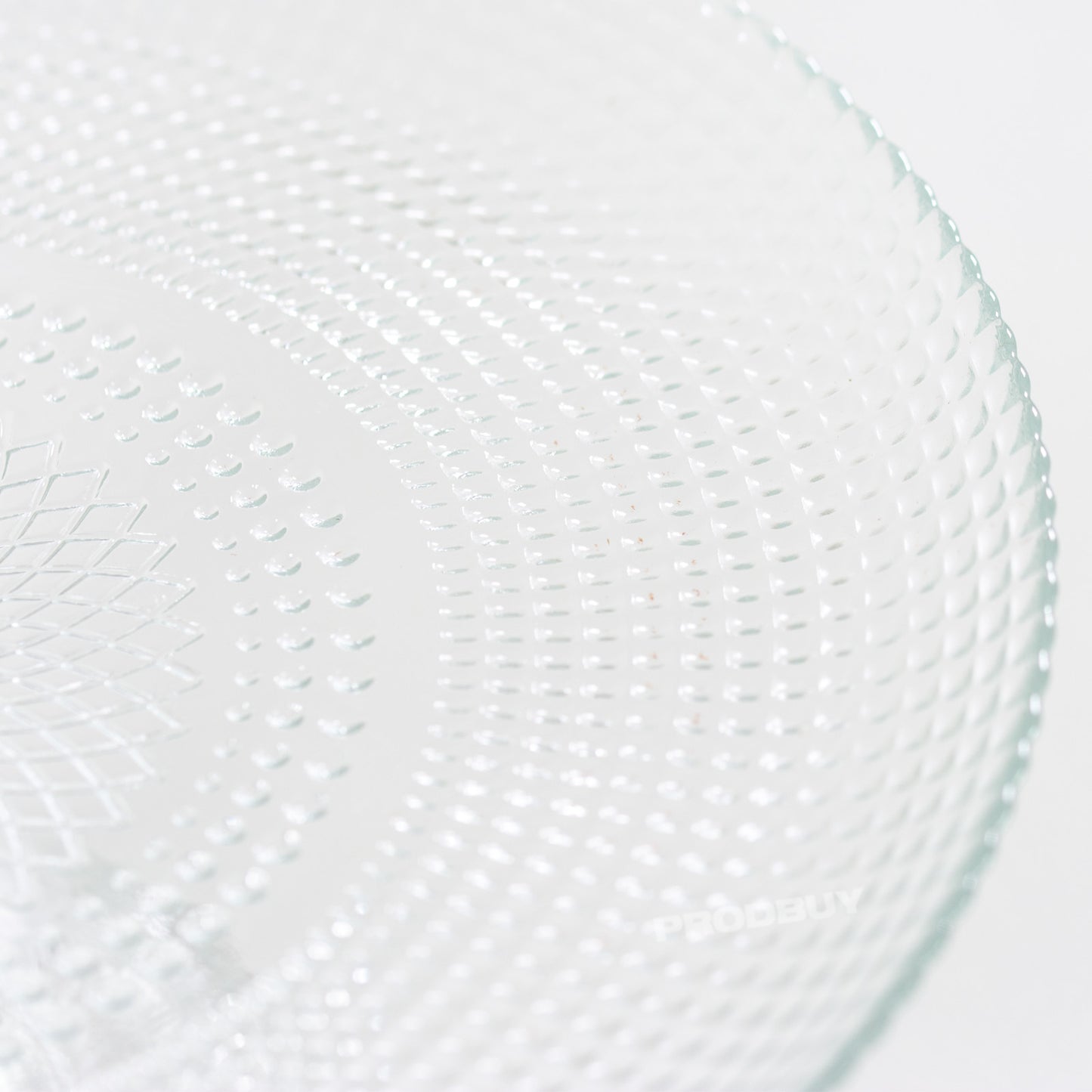 27cm Round Glass Cake Stand Serving Plate on Plinth