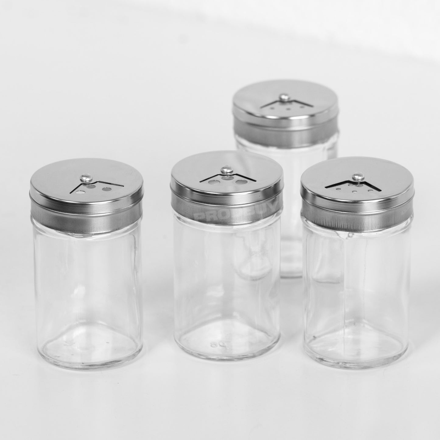 Set of 8 Small 90ml Glass Spice & Herb Storage Jars